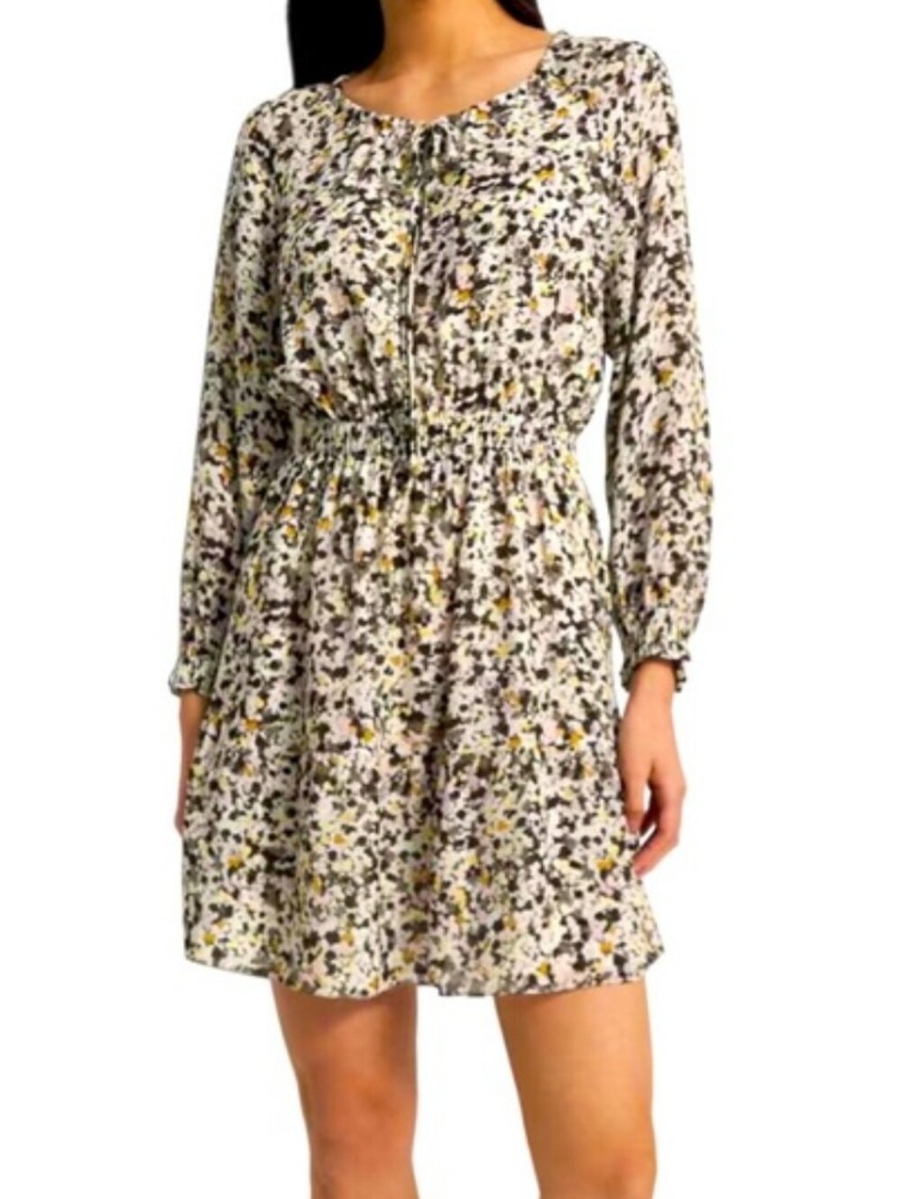 Theory Floral Silk dress Sz M
